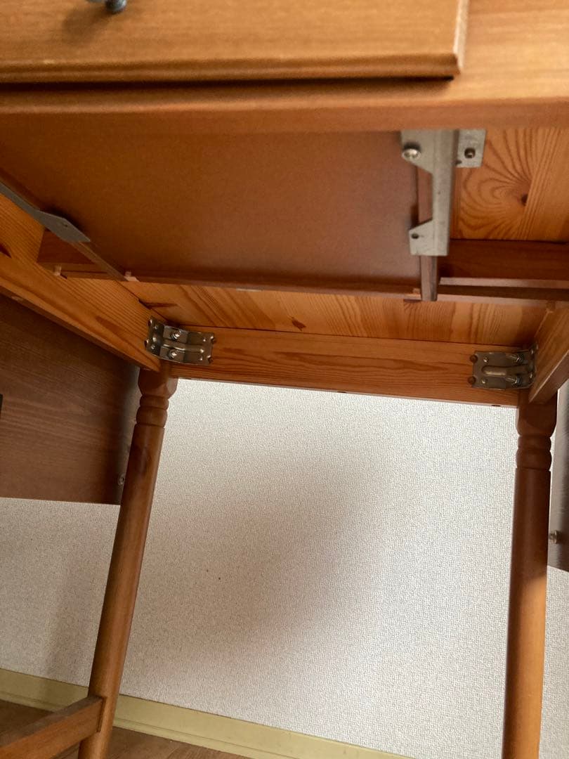 【廃盤品】IKEA テーブル　木製　折りたたみ　バタフライ INGATORP