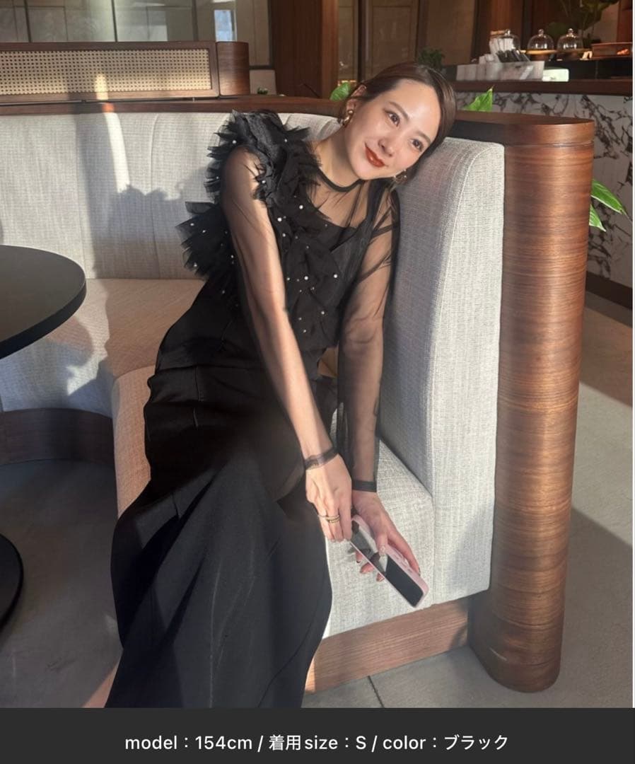 ANDRESD パールビスチェドレス / pearl bustier dress - メルカリ