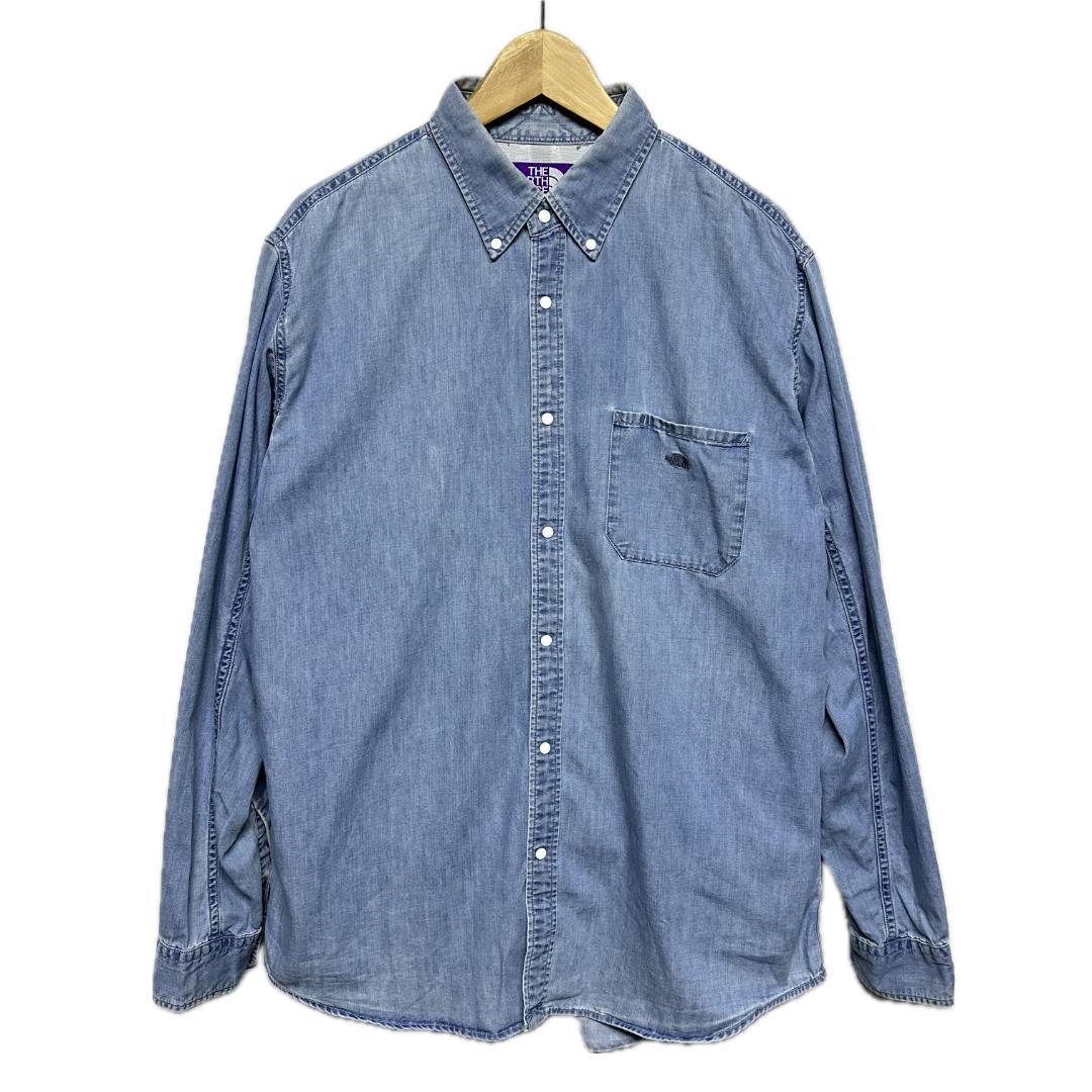 ノースフェイス パープルレーベル デニム シャツ XL NT3005N - メルカリ