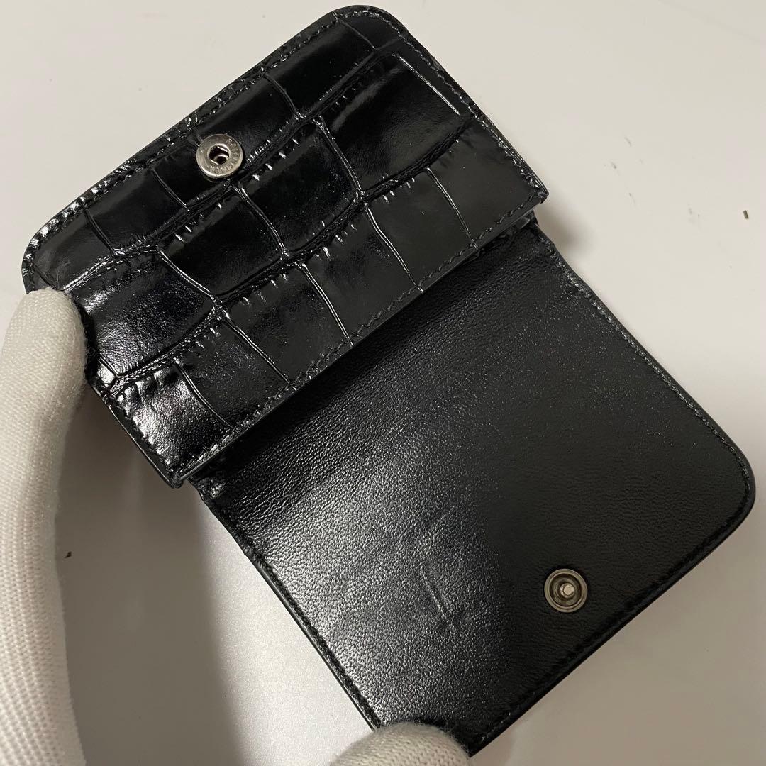 ✨未使用に近い✨　Balenciaga コンパクトウォレット　財布　レザー　黒