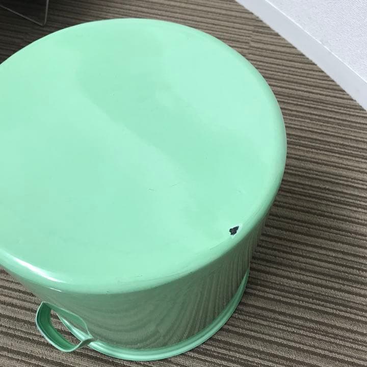 ビンテージグリーン 琺瑯ストッカー