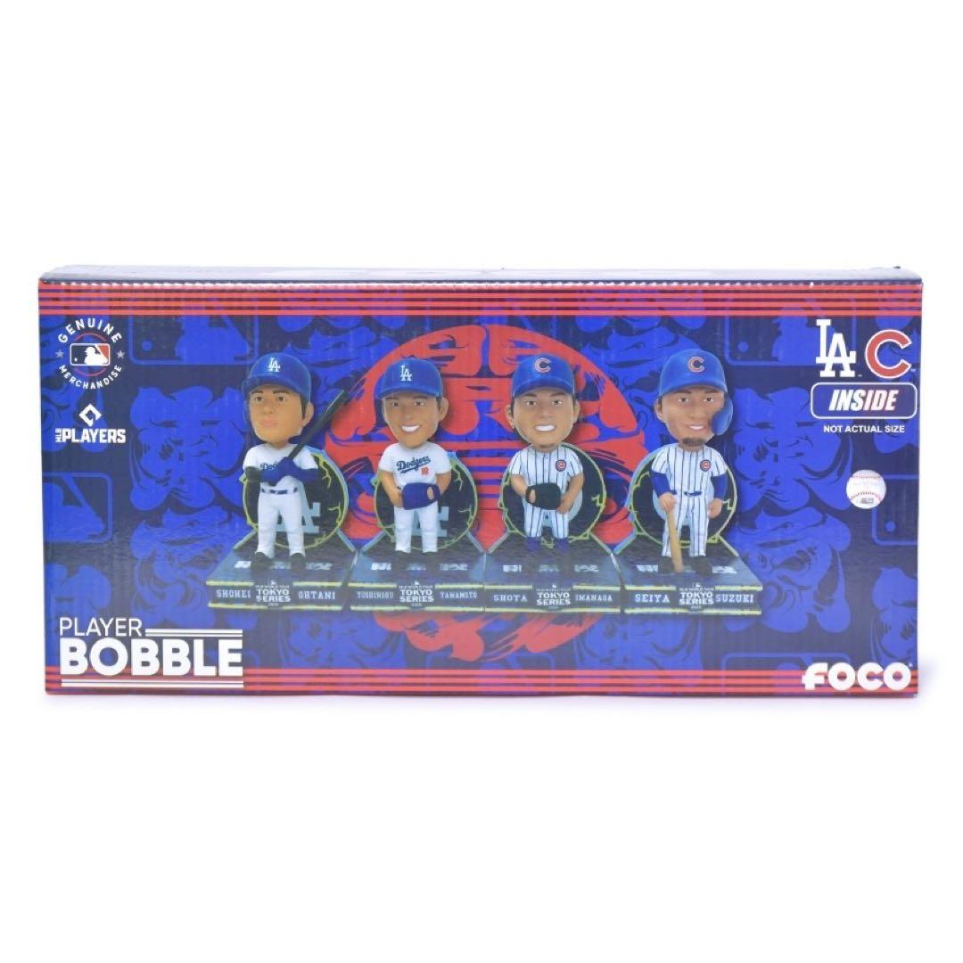 東京シリーズ　ボブルヘッド 大谷翔平　山本由伸　鈴木誠也　今永昇太　ド