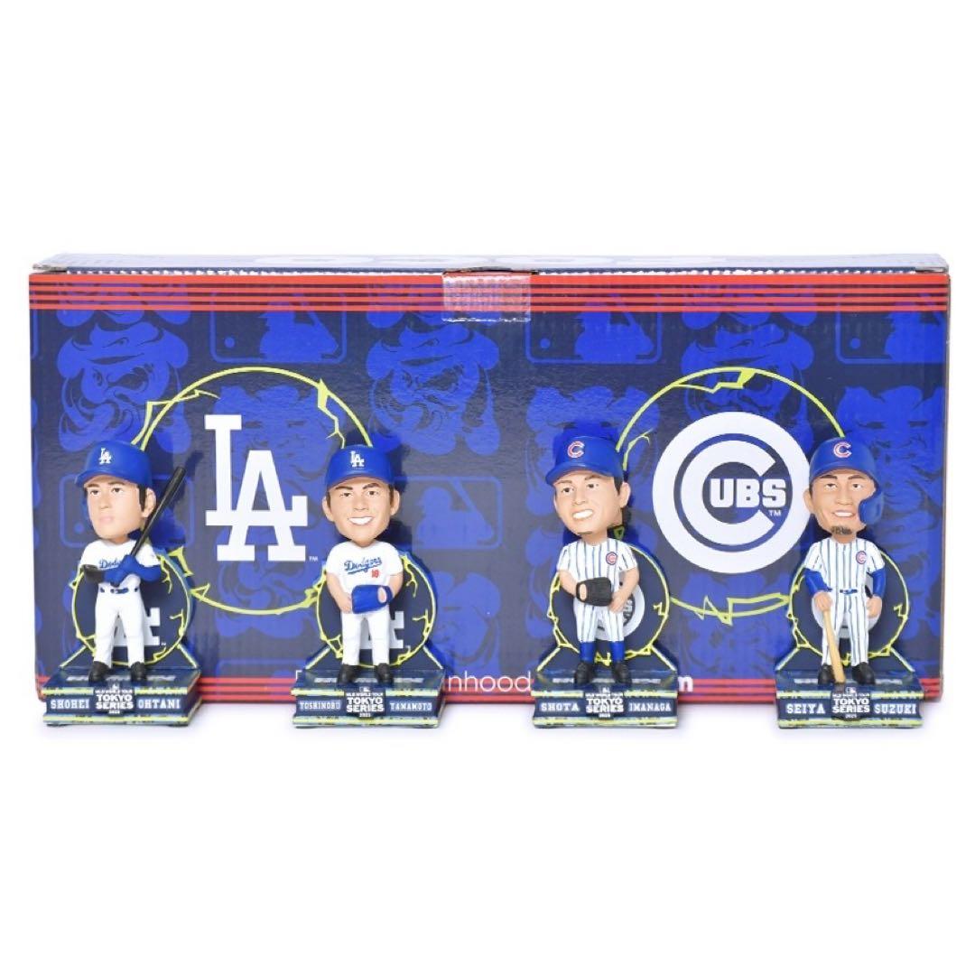 東京シリーズ　ボブルヘッド 大谷翔平　山本由伸　鈴木誠也　今永昇太　ド