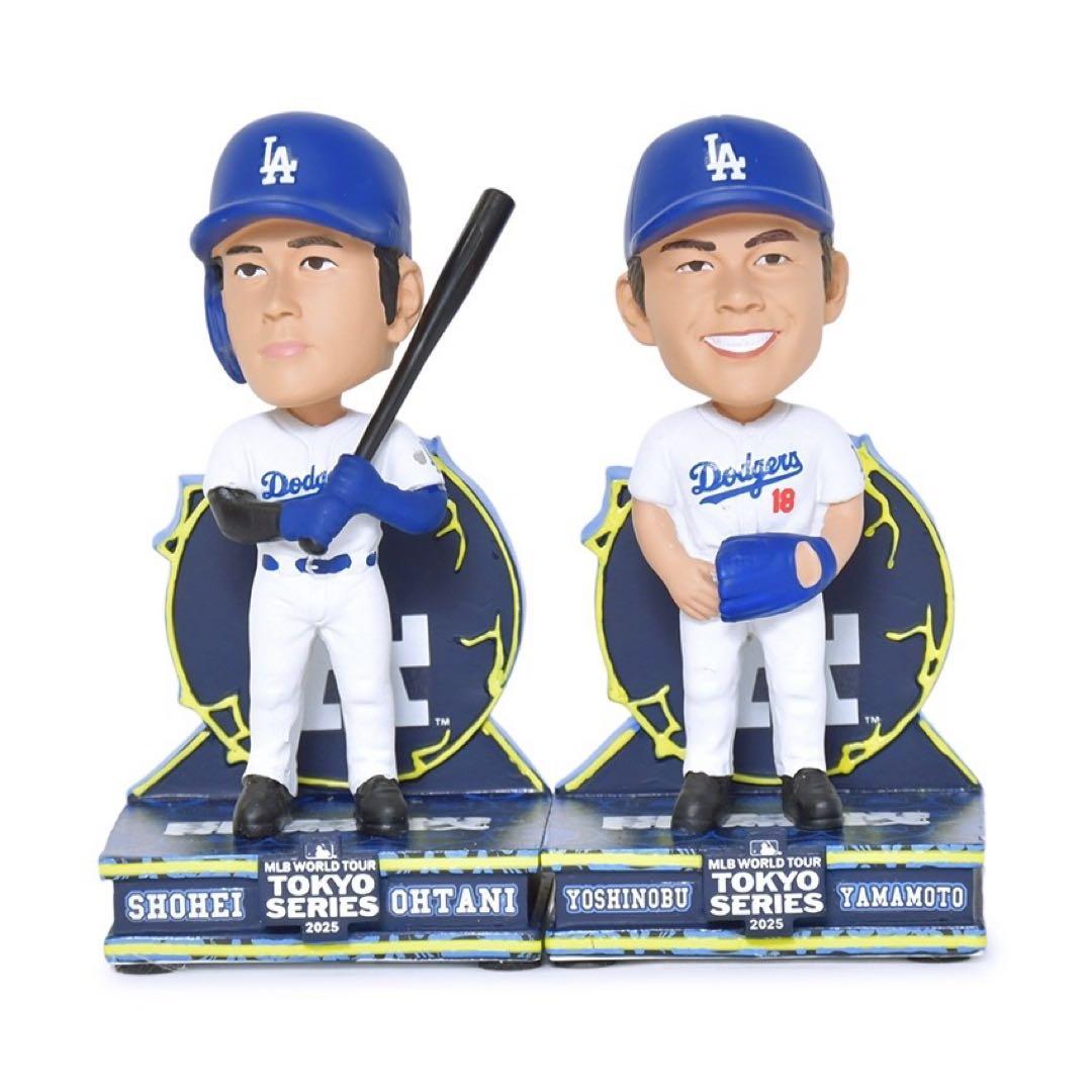 東京シリーズ　ボブルヘッド 大谷翔平　山本由伸　鈴木誠也　今永昇太　ド