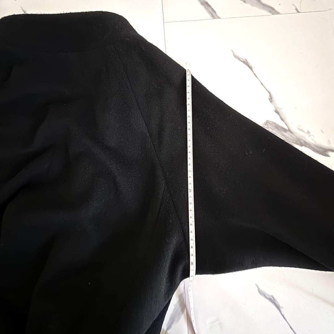 ADIEU TRISTESSE ビーバー ロングコート ブラック