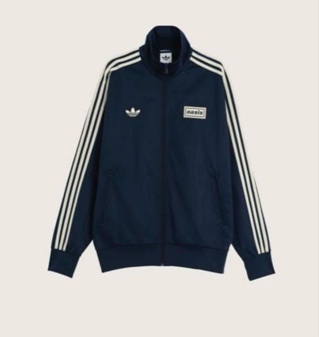 adidas oasis ネイビー ファイヤーバードトラックトップ