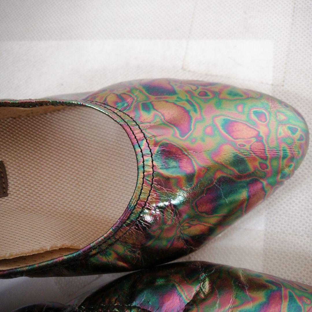 美品　社交ダンス チャコット パンプス シューズ モダン デモ 6151