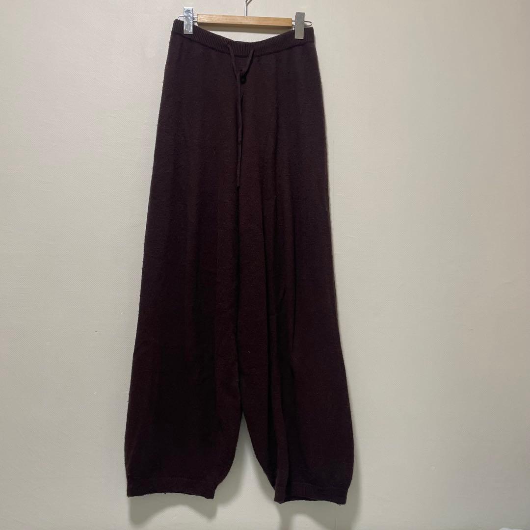 ohotoro Balloon Knit Pants brown - メルカリ