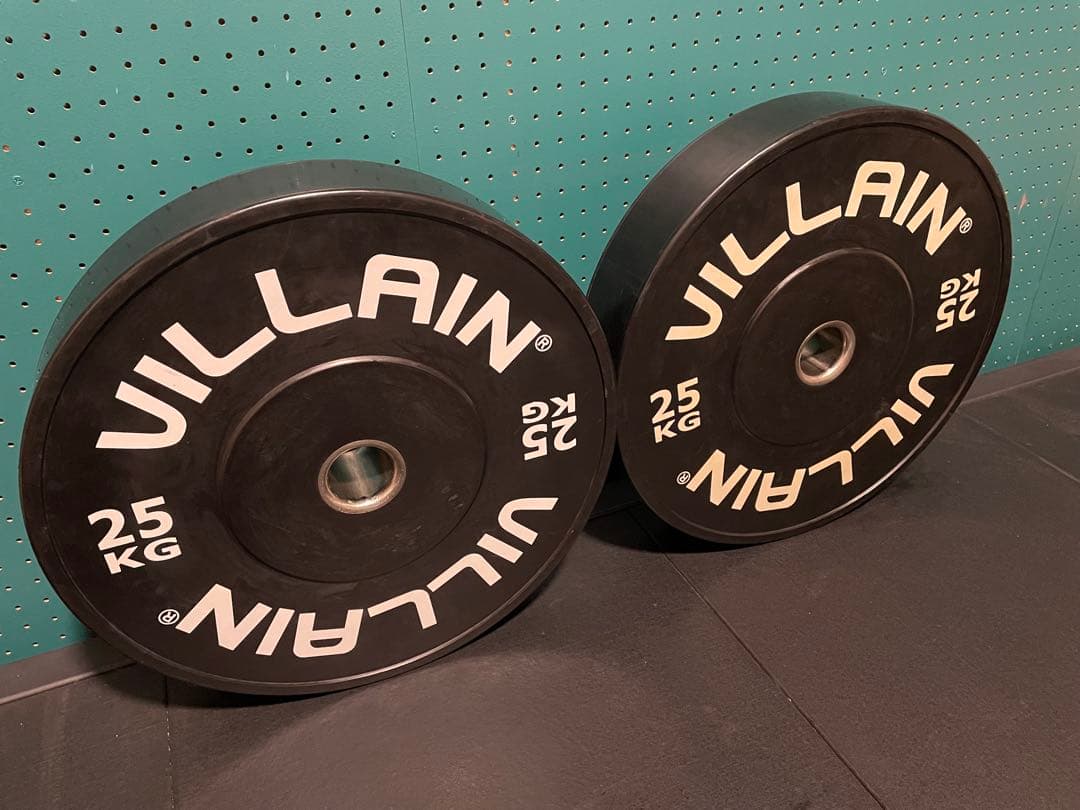 【VILLAIN FITNESS】エコノミーバンパープレート 150kgセット