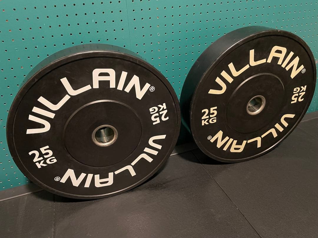 【VILLAIN FITNESS】エコノミーバンパープレート 150kgセット