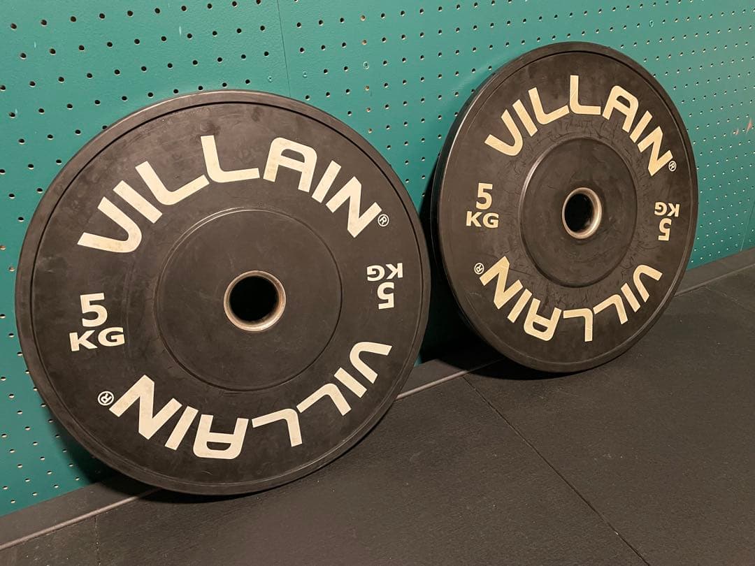 【VILLAIN FITNESS】エコノミーバンパープレート 150kgセット