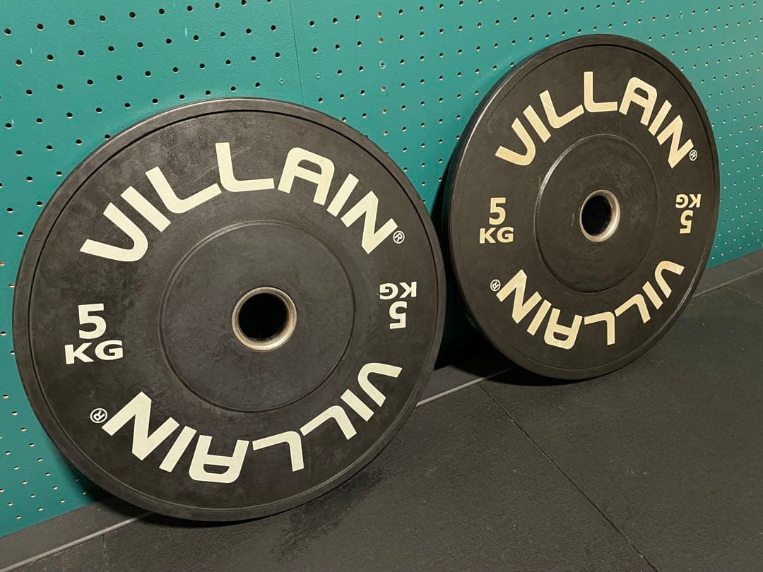 【VILLAIN FITNESS】エコノミーバンパープレート 150kgセット