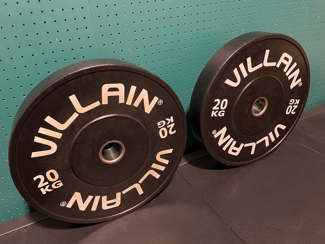 【VILLAIN FITNESS】エコノミーバンパープレート 150kgセット