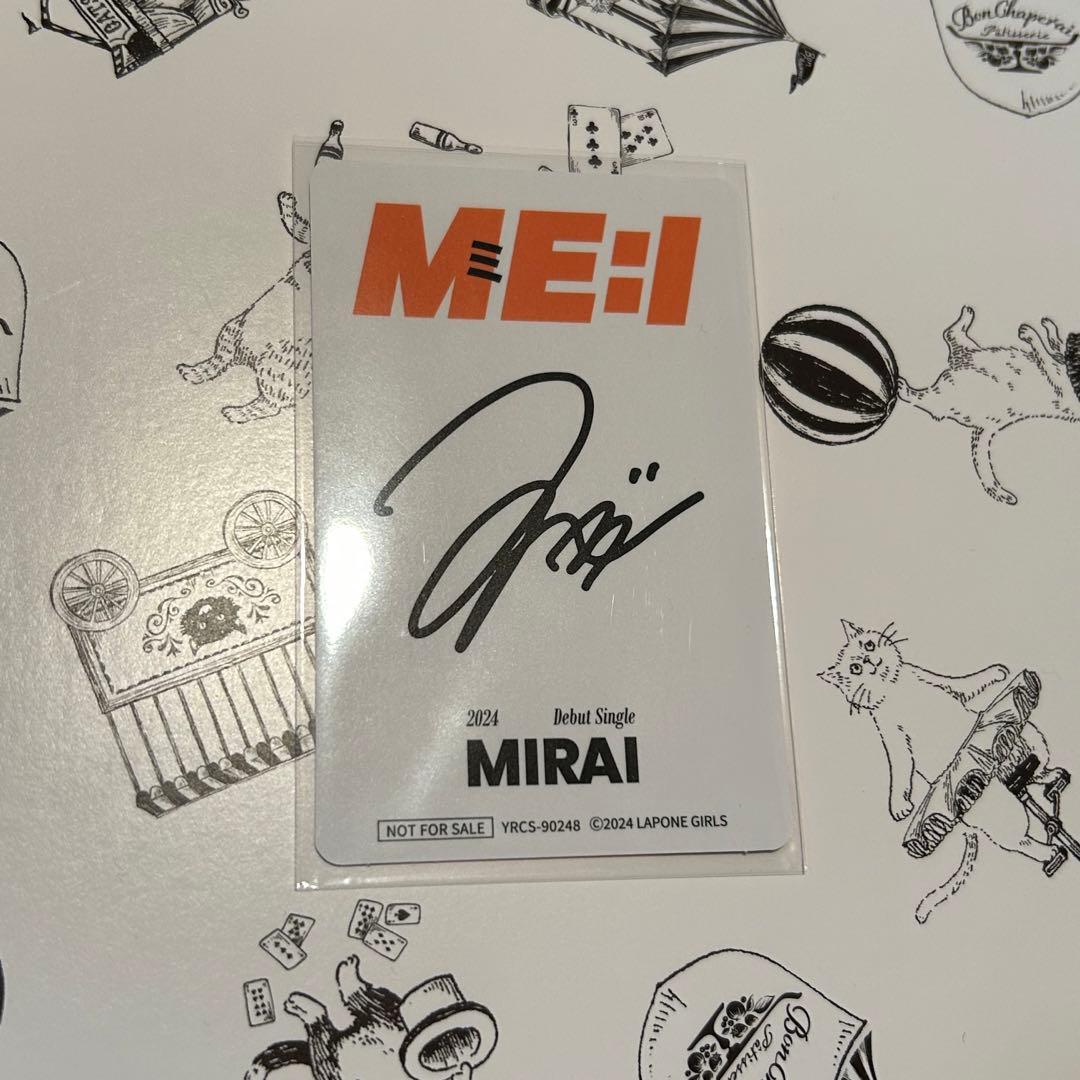 ME:I ミーアイ 清水恵子 トレカ 通常 サインver. - メルカリ