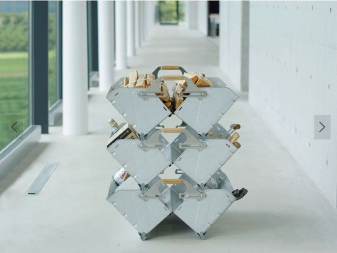 【スノーピーク】 シェルフコンテナ25 天板付き