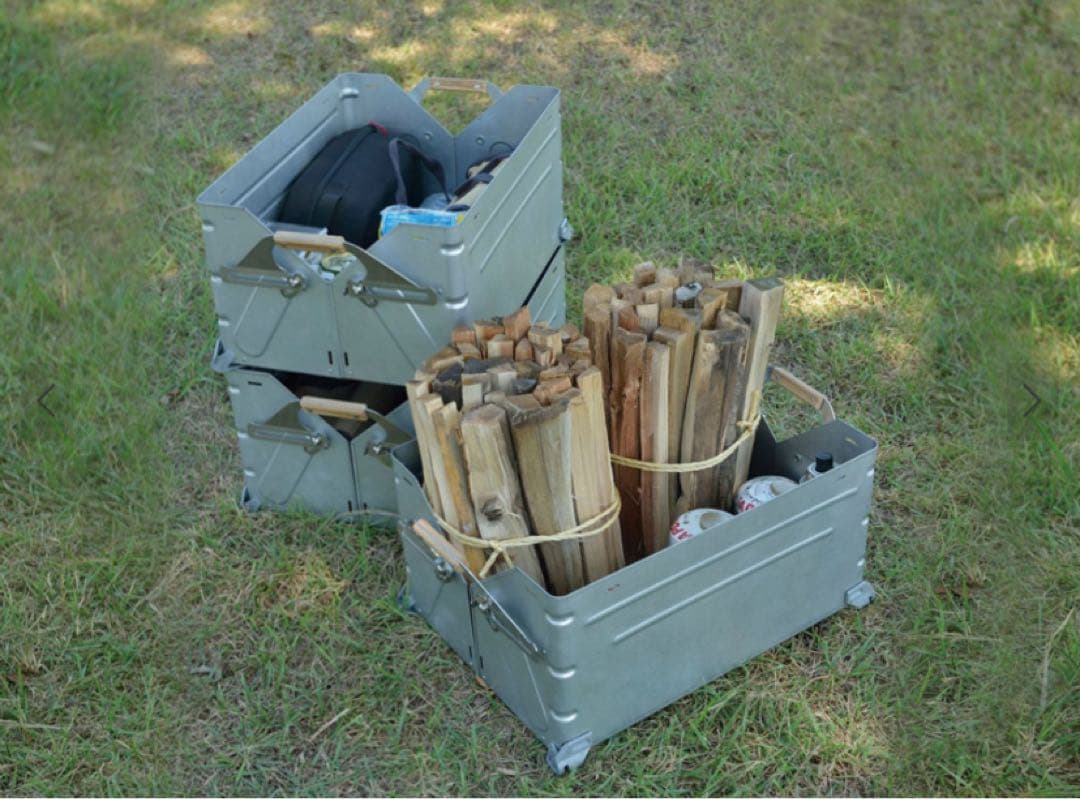 【スノーピーク】 シェルフコンテナ25 天板付き