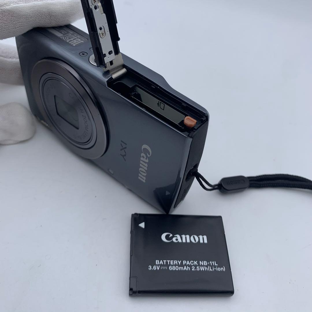 Canon IXY160コンパクトデジタルカメラ グレー 稼動品 かなり美品