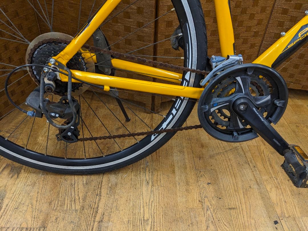 U019 クロスバイク　PRECISION　700×28c イエロー