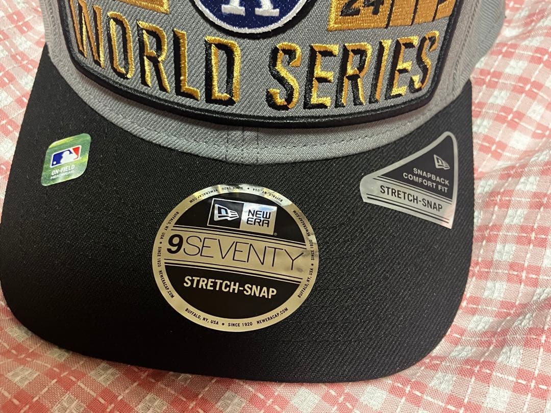 超レアアイテムデコピン&大谷サイン入りドジャースワールドシリーズキャップ2024