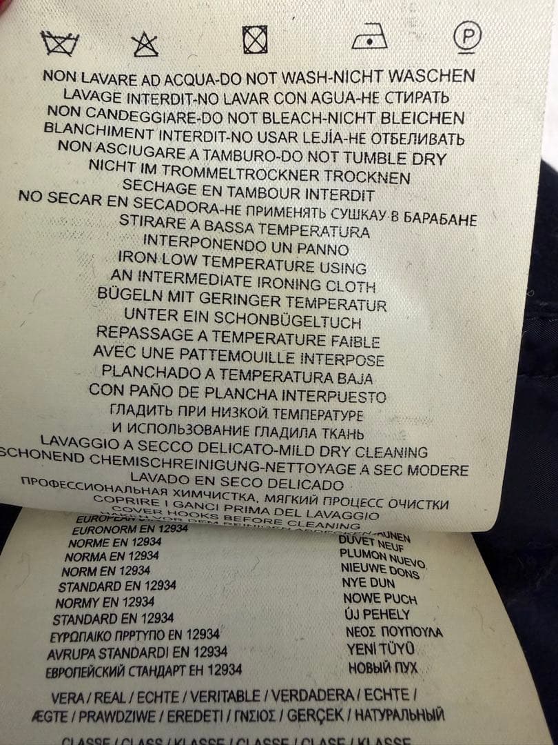 Fay ダウン　ネイビーxxs