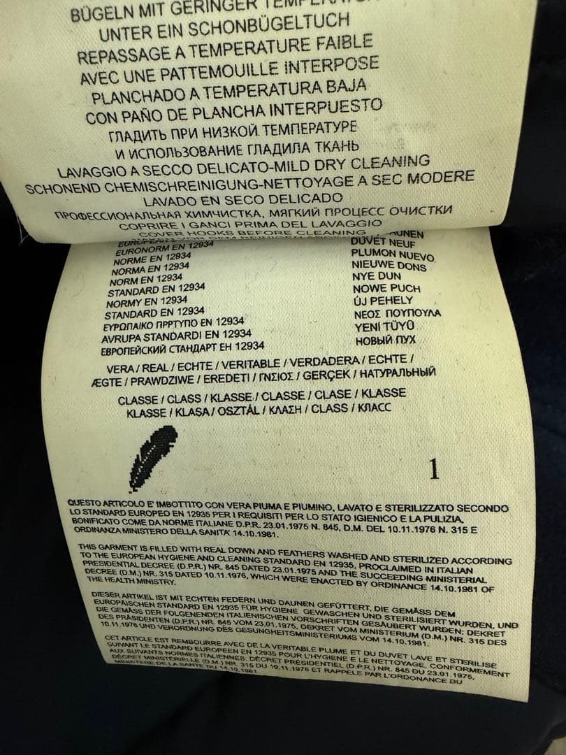 Fay ダウン　ネイビーxxs