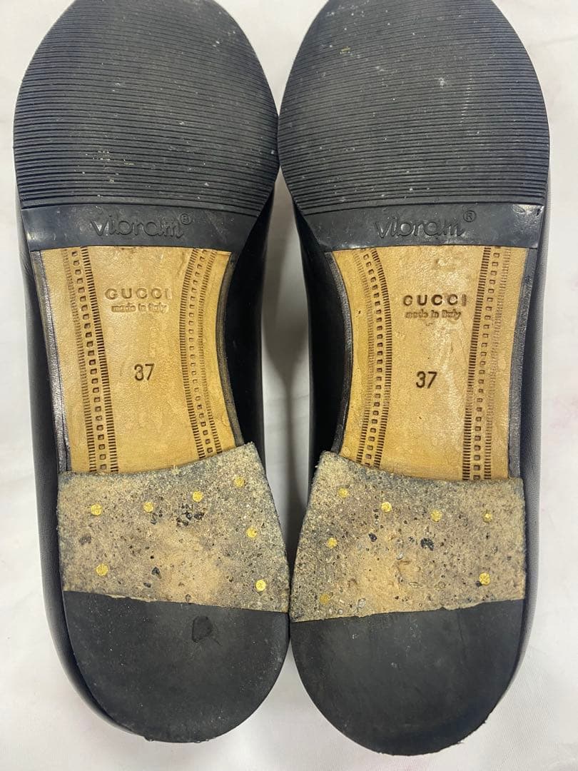 GUCCI グッチ　ローヒール　ローファー　37(23.5相当) レディース中古