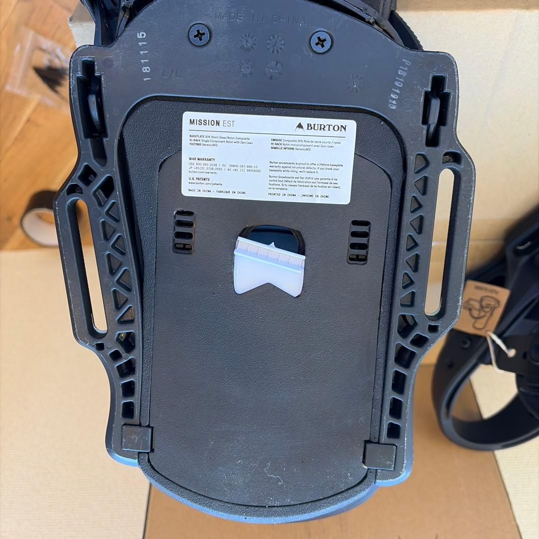 BURTON MISSION EST ビンディング ブラック L