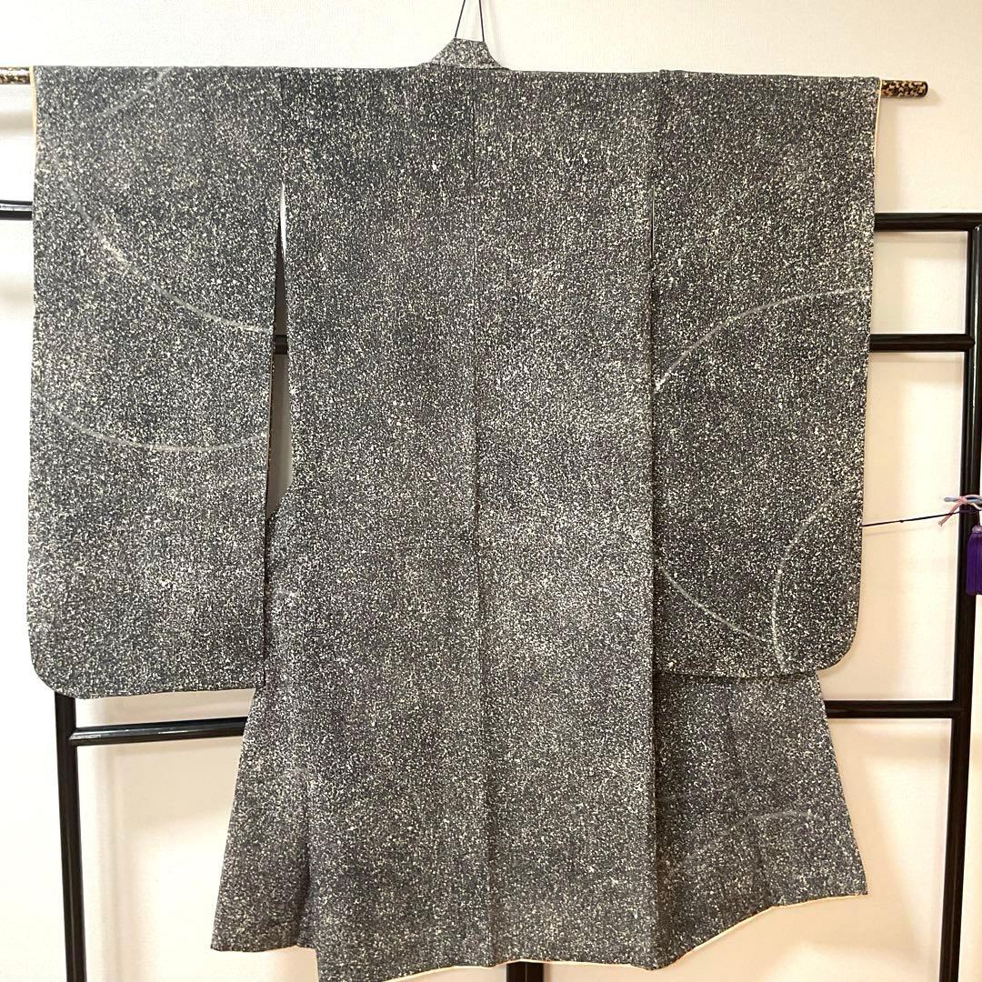 No.74 七五三　7歳　正絹着物フルセット　　　銀河