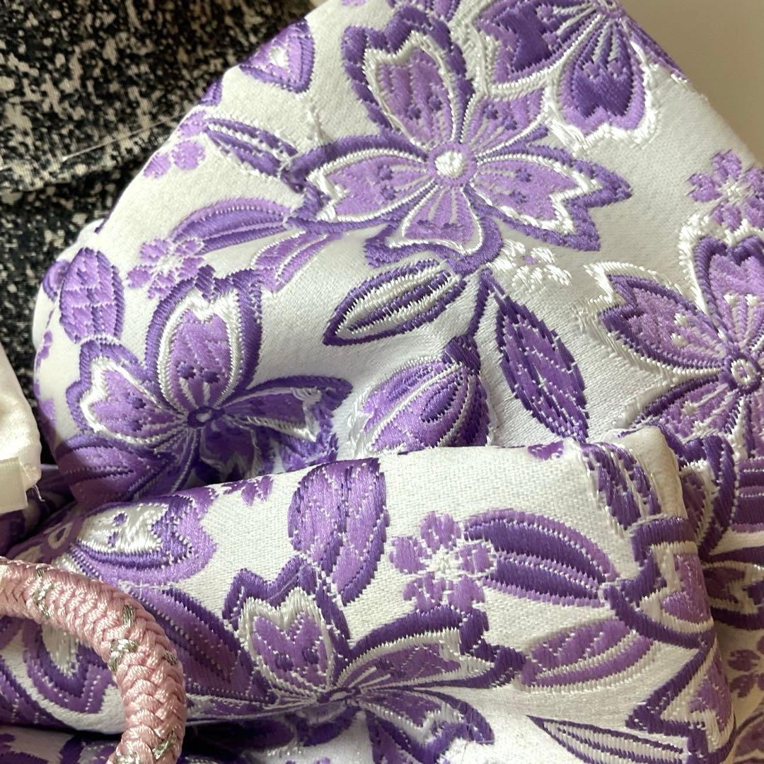 No.74 七五三　7歳　正絹着物フルセット　　　銀河