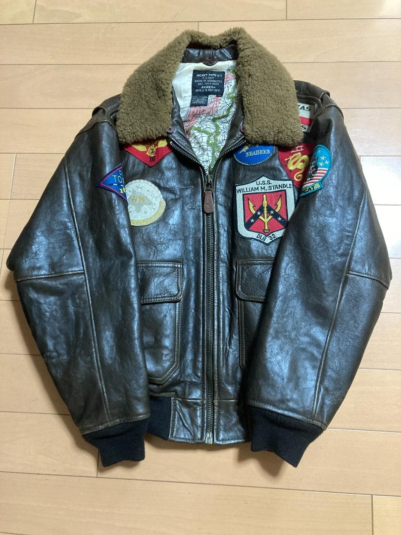 た*す様 AVIREX G-1 トップガン ヴィンテージ レザーフライトジャケッ