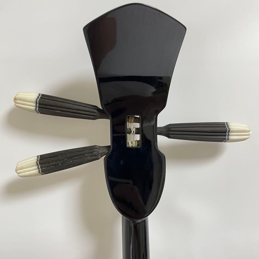 三線　沖縄三線　ハードケース付き　合皮　蛇柄　本体　三味線