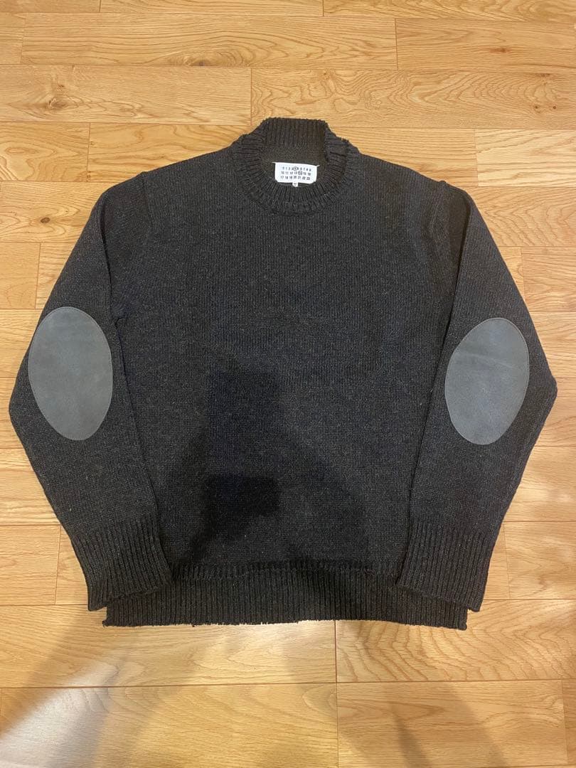 22aw Maison Margiela エルボーパッチ ニット マルジェラ