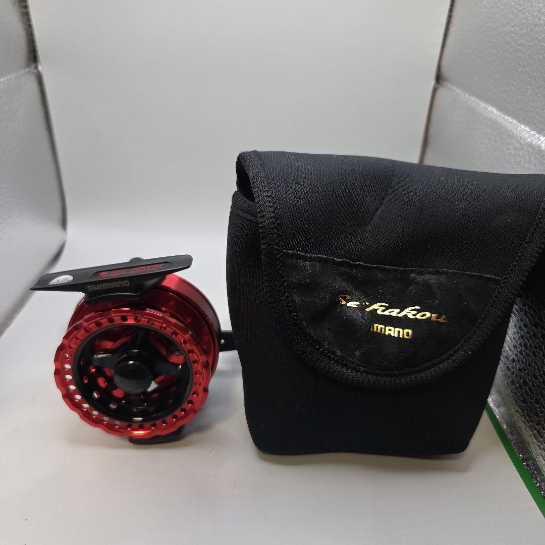 SHIMANO セイハコウ 60SP チヌ・石鯛　左巻リール 収納ケース付