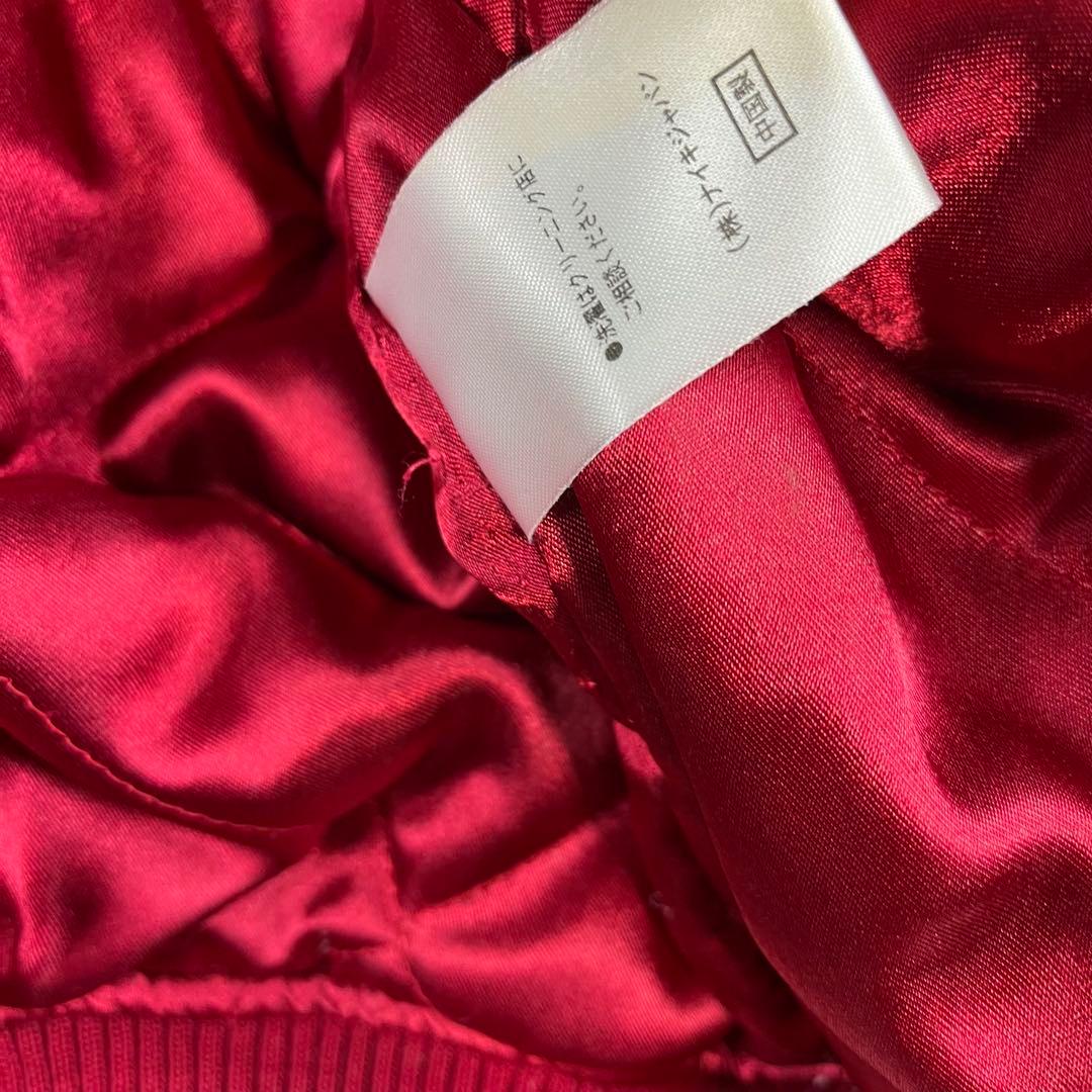 90’s Nike レザー 本革 スタジャン ウール 短丈 Y2K