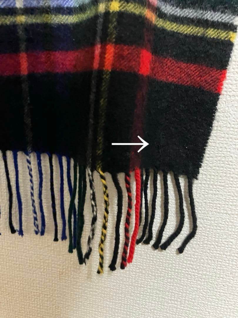 カシミヤ100% ジョンストンズ　大判ストール 別注　セオリー