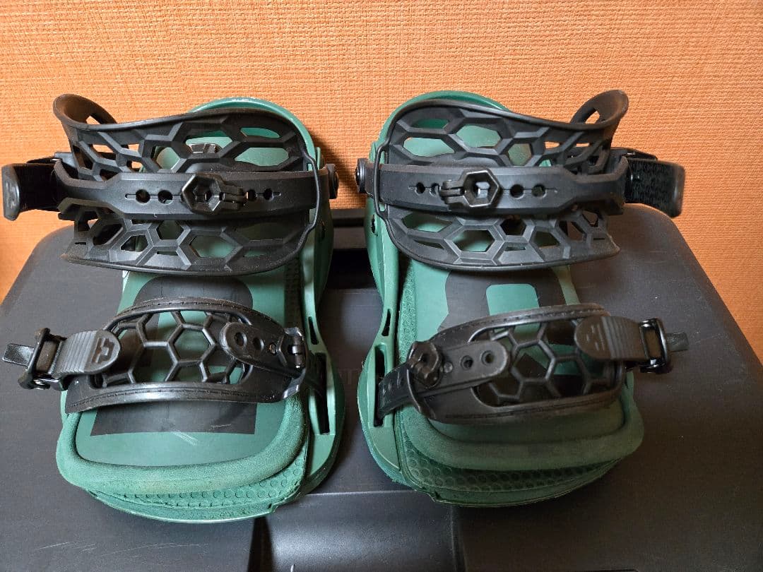 20.21年UNION スノーボードビンディング グリーンM