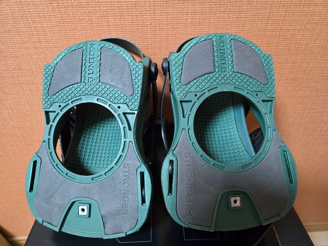 20.21年UNION スノーボードビンディング グリーンM