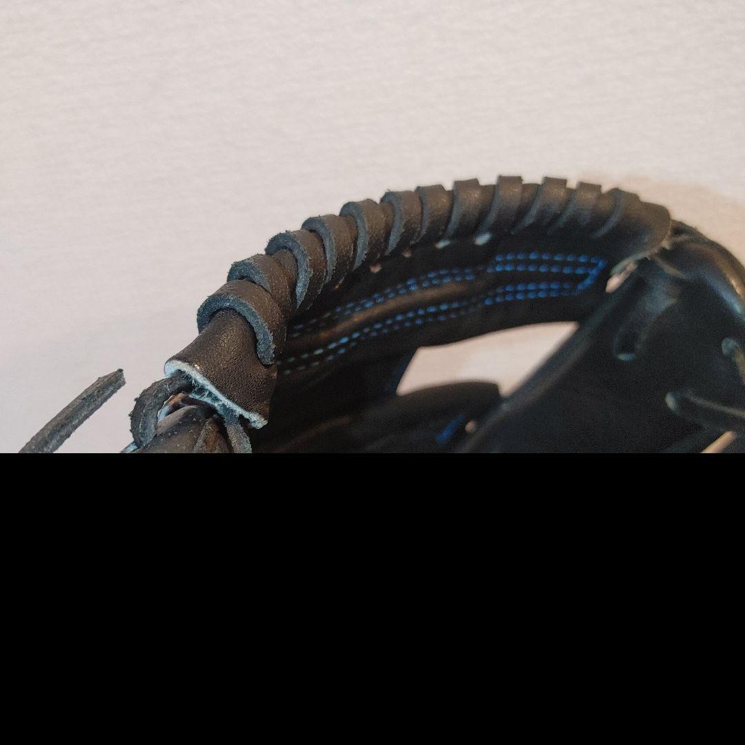 NIKE　軟式　内野手　ブラック×ブルー