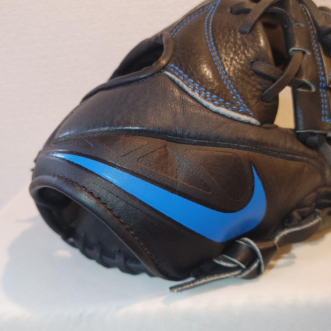 NIKE　軟式　内野手　ブラック×ブルー