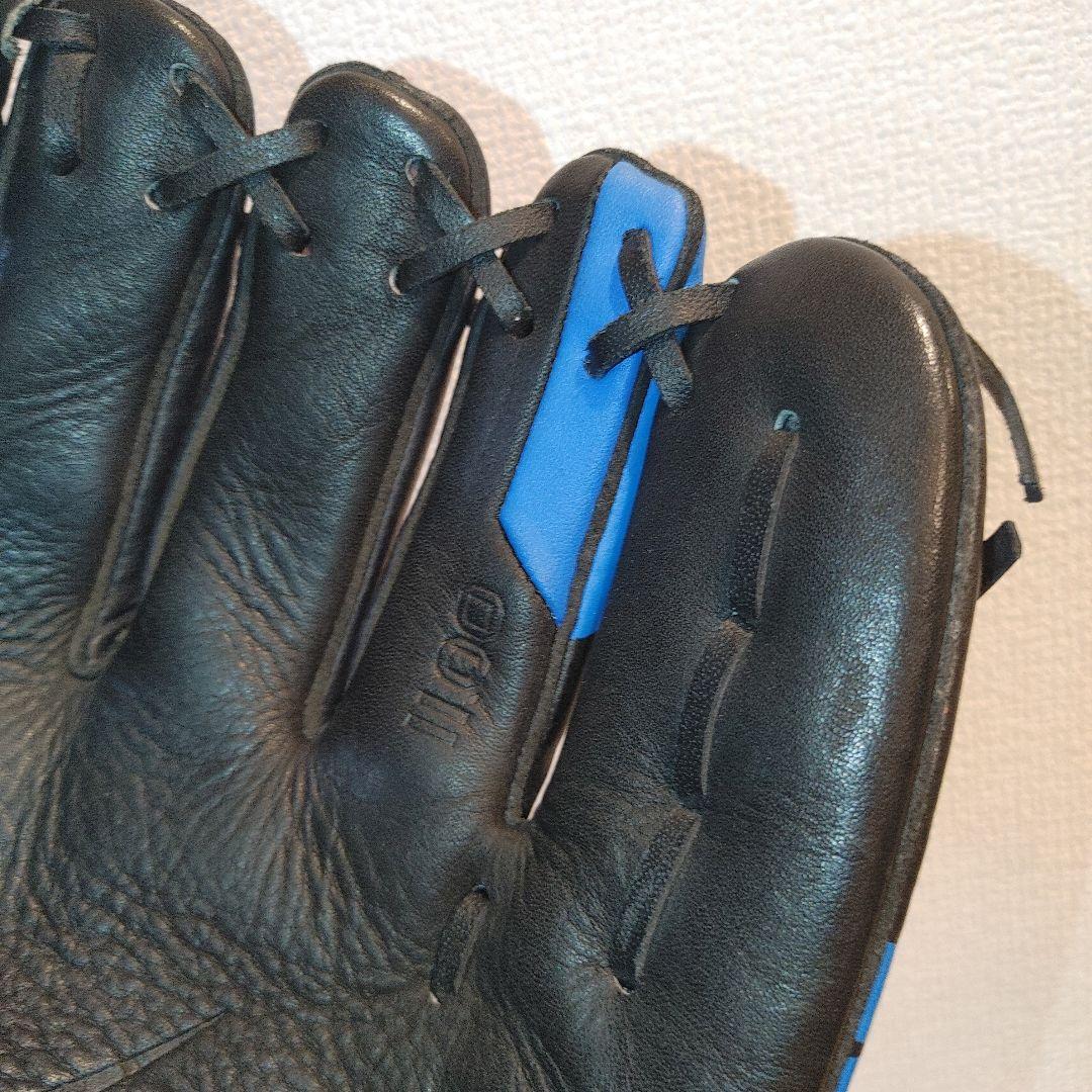 NIKE　軟式　内野手　ブラック×ブルー