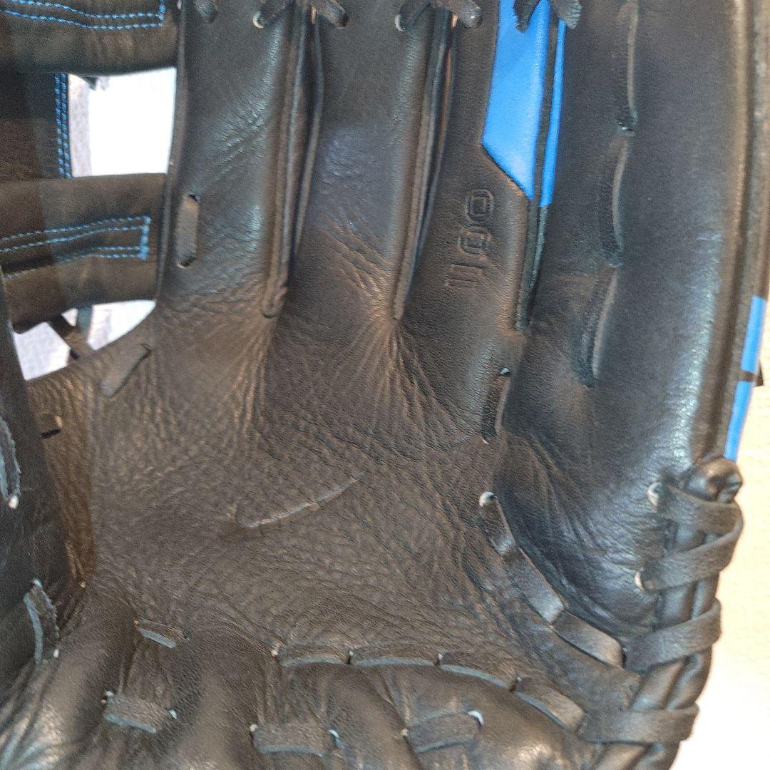 NIKE　軟式　内野手　ブラック×ブルー