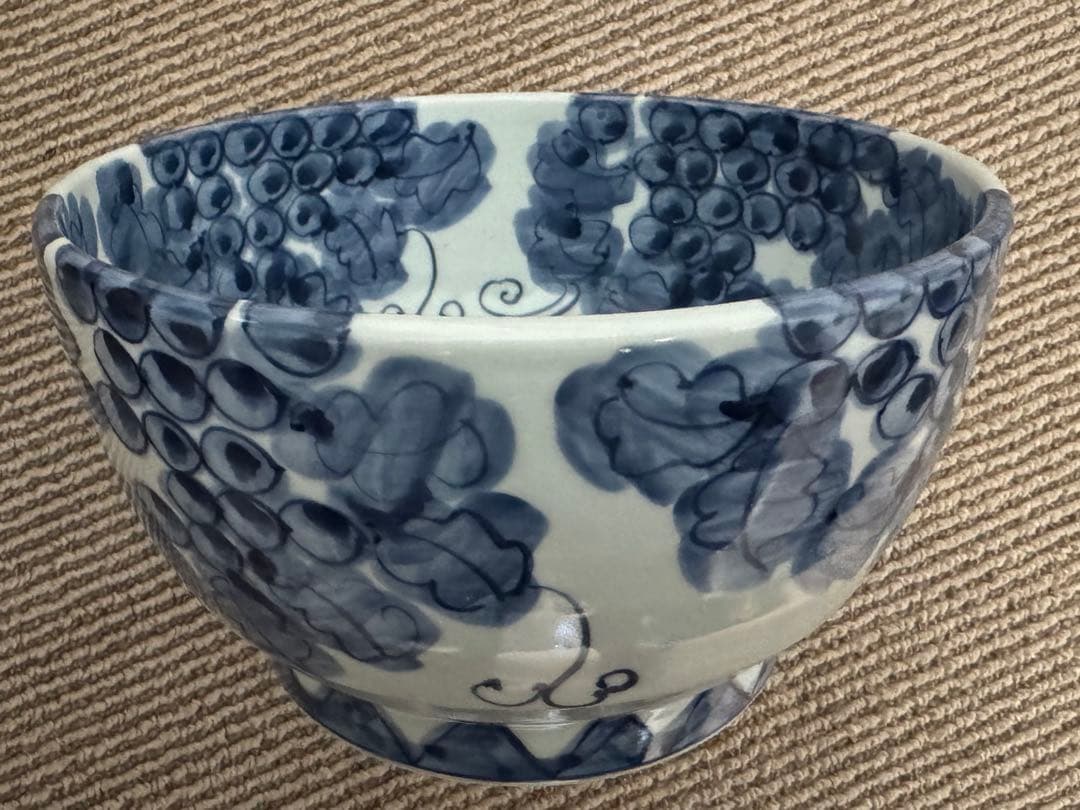 北大路 魯山人 写し 染付葡萄文 大鉢 京都・馬場京泉 - メルカリ