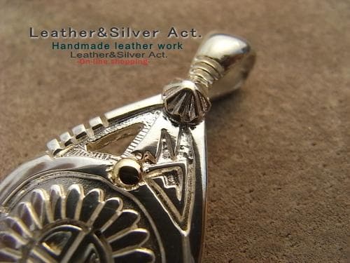 ネックレスサンフェイス　ペンダントトップ（ホピ族）スターリング925 ネックレス