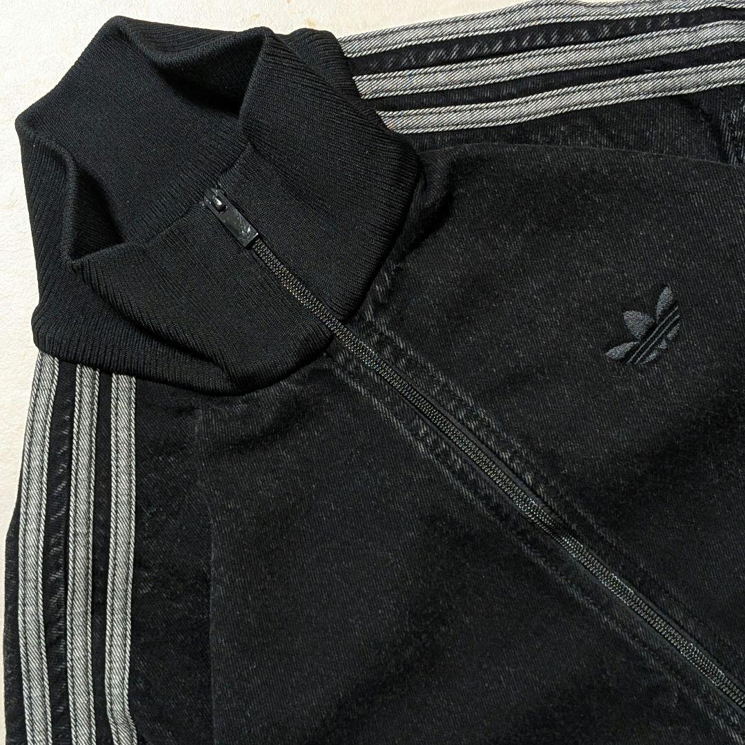 完売品★極美品 adidasファイヤーバードデニムジャケット ブラックL