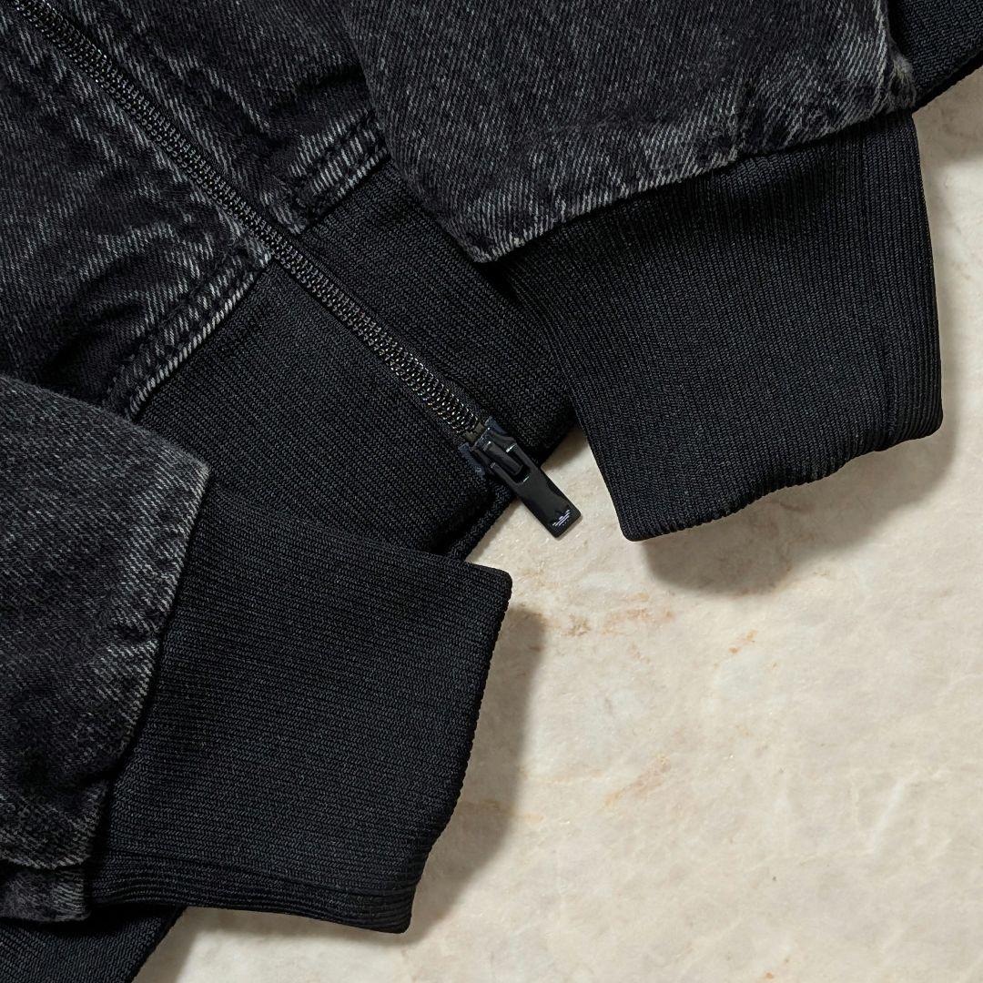 完売品★極美品 adidasファイヤーバードデニムジャケット ブラックL