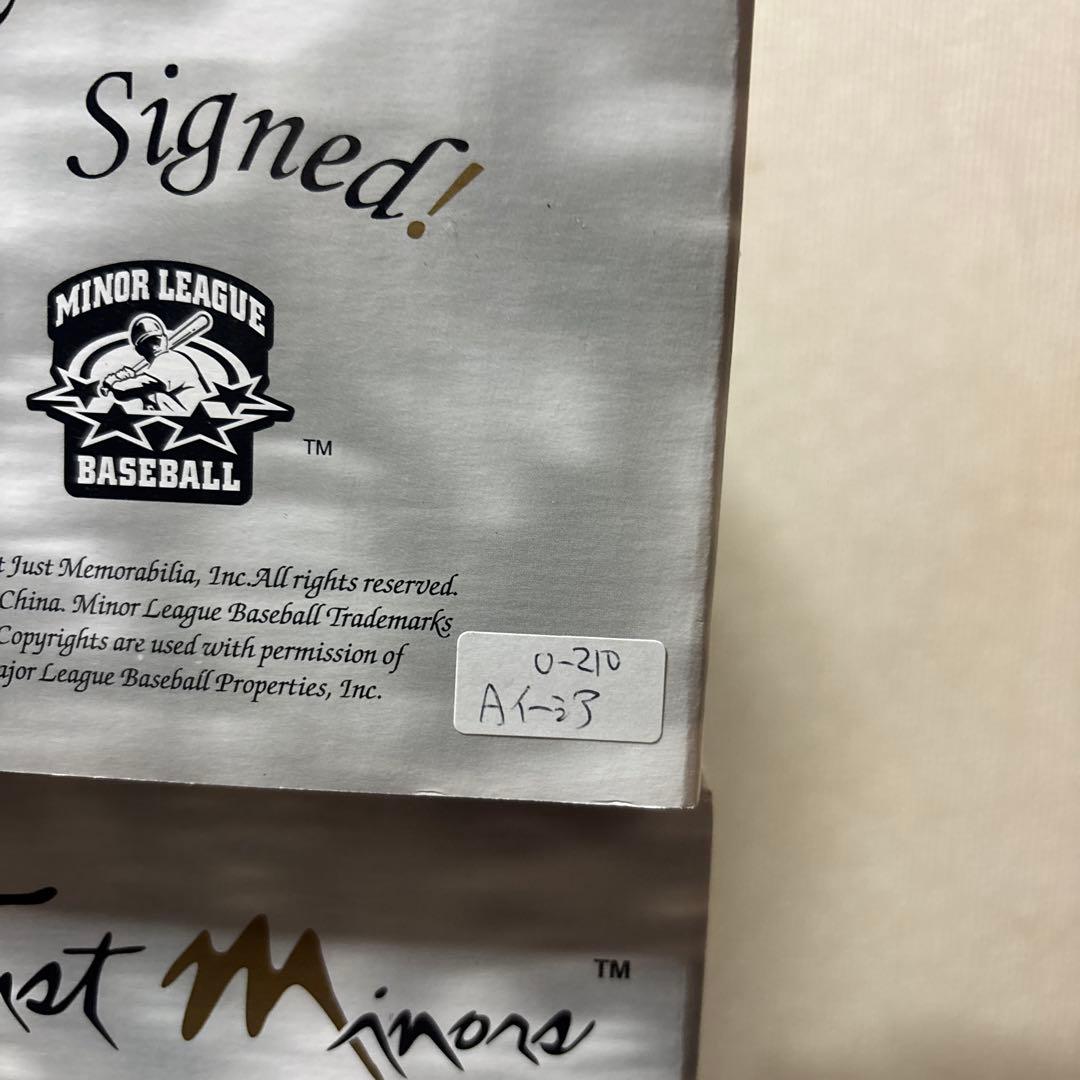 MLB ミニヘルメット サイン入り Just Minors 6個セット