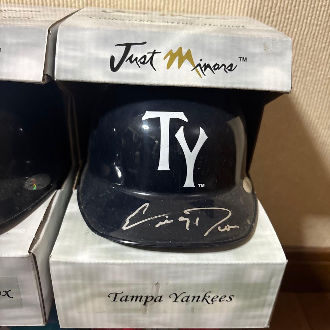 MLB ミニヘルメット サイン入り Just Minors 6個セット