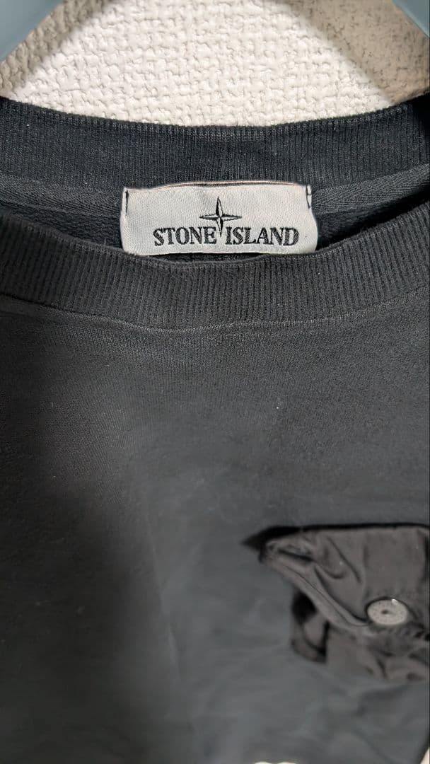 トップス Stone  21AW Pocket Crew Swetshirt