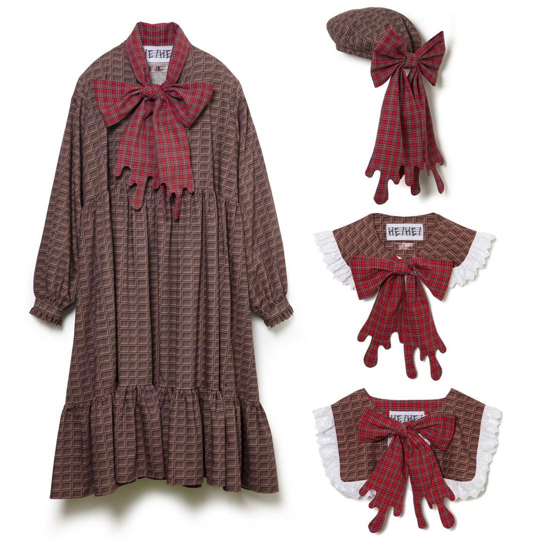 【未使用】HEIHEI ベレー帽・明治チョコレート コラボ