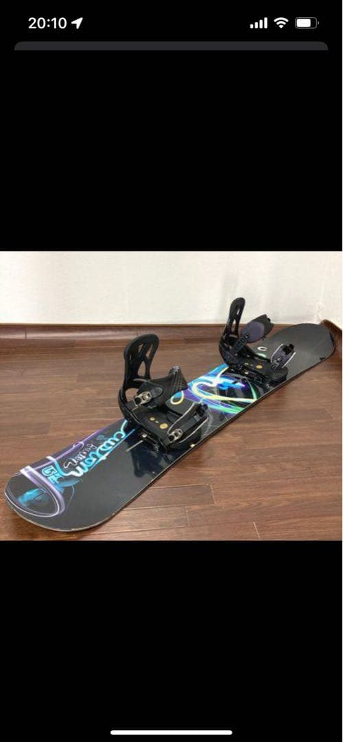 CUSTOM 151 スノーボード ビンディング付き